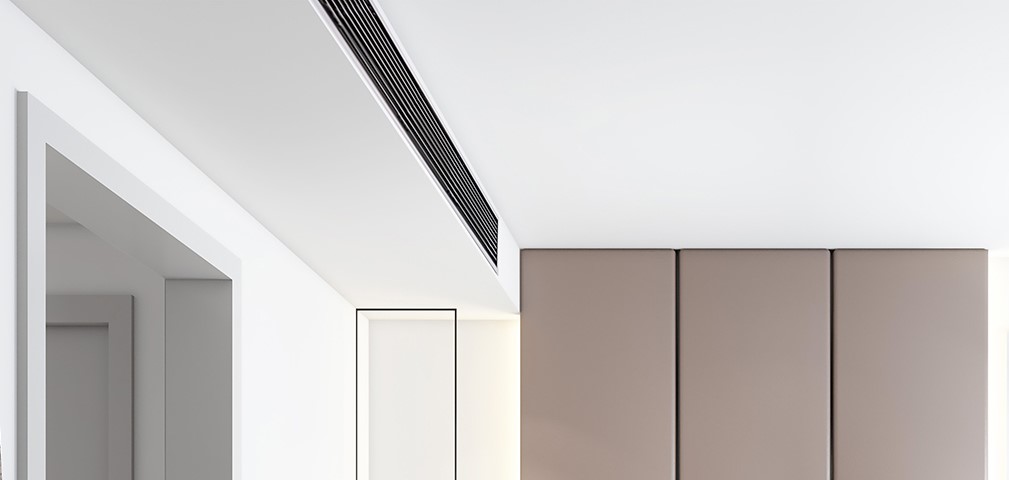Cửa gió hình chữ nhật khung viền 15mm,nan cong tuyến tính 1200x130